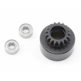 XRAY 17T Clutch Bell With Oversized 5x12x4mm Ball-Bearings 